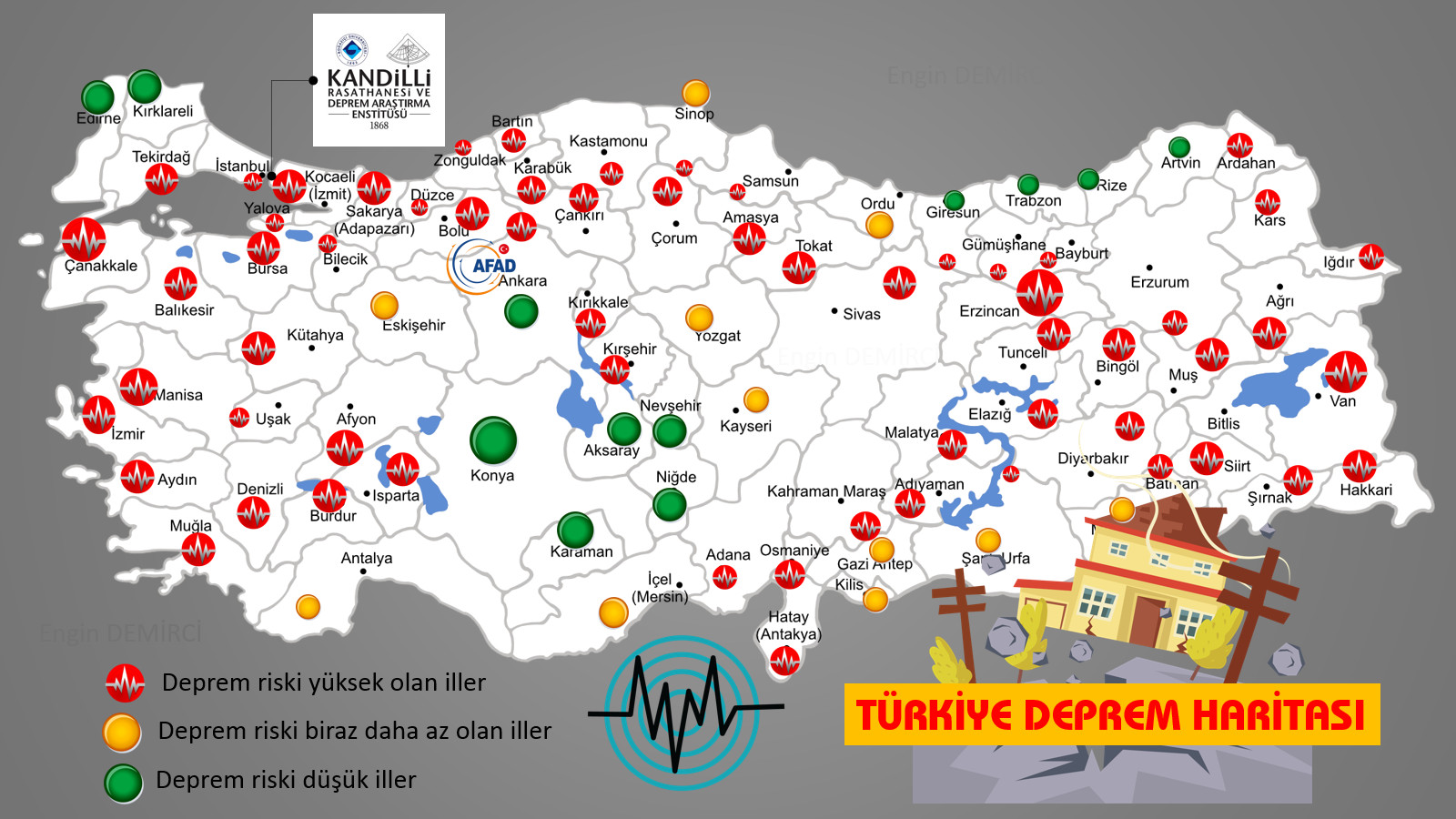Türkiye Deprem Haritası